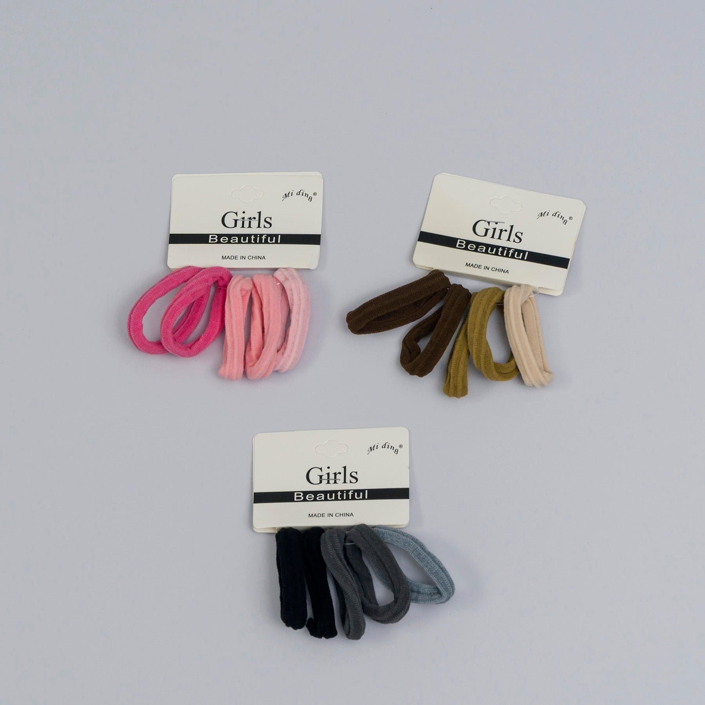 Soft Hair ties (12 sets) - UBKWS1044