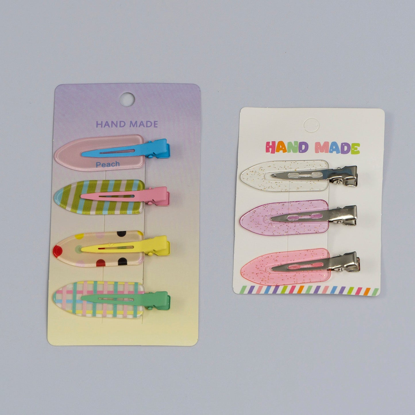 Printed Side hair pins (12 Sets) - UBKWS1050