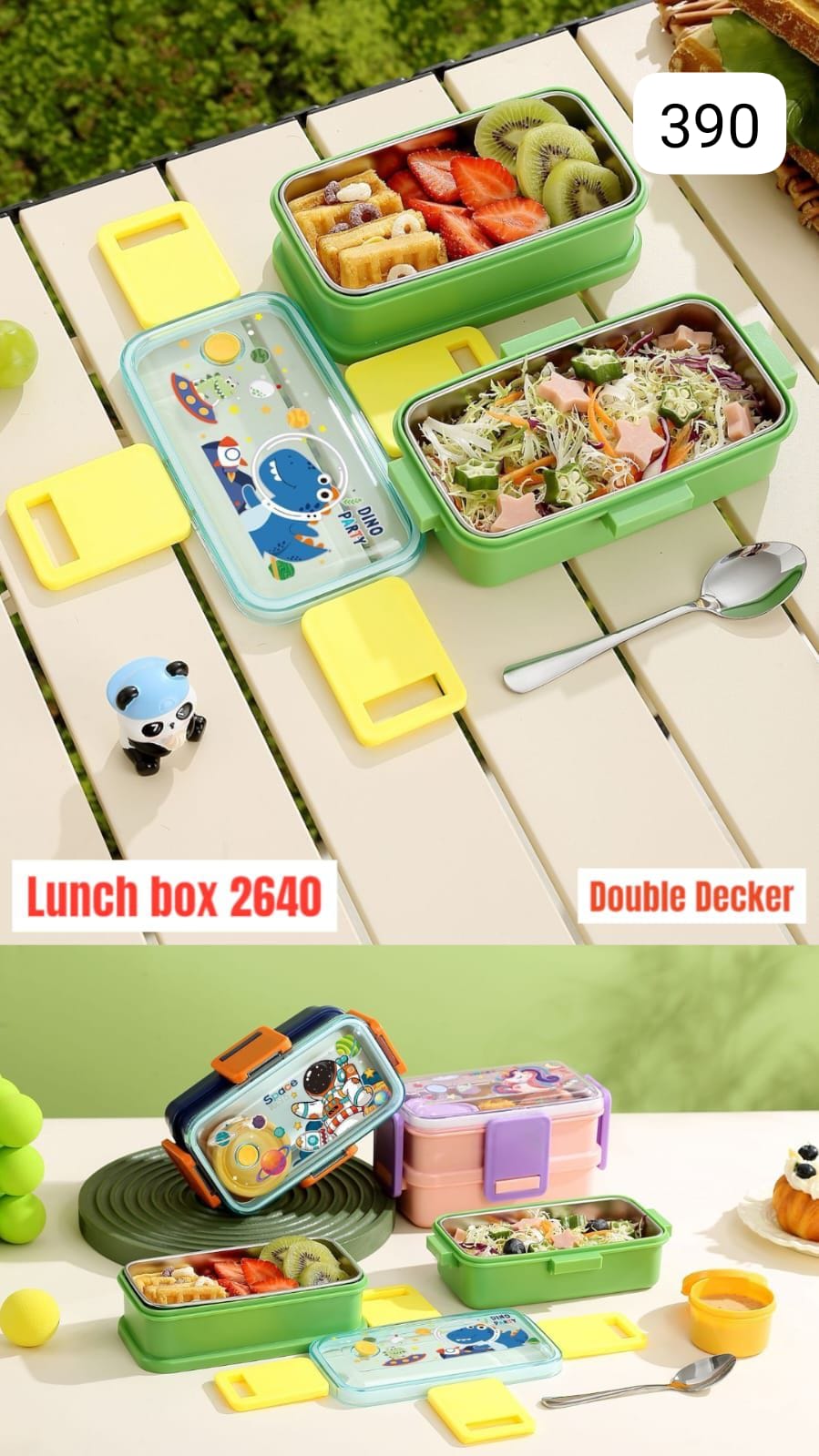 Lunch Box Double Decker 2640