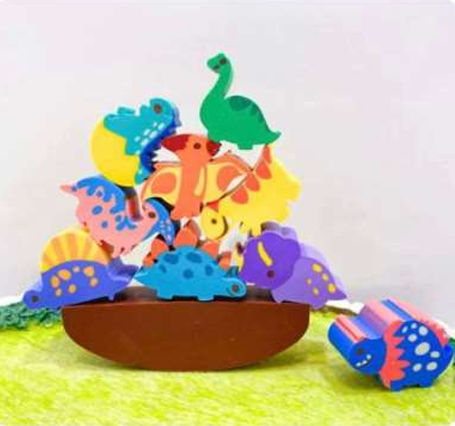 Balancing Toy Eraser Set