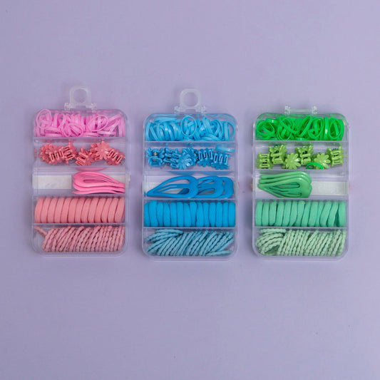 Kids Hair Accessory Set with Case (12 Cases) - UBKWS948