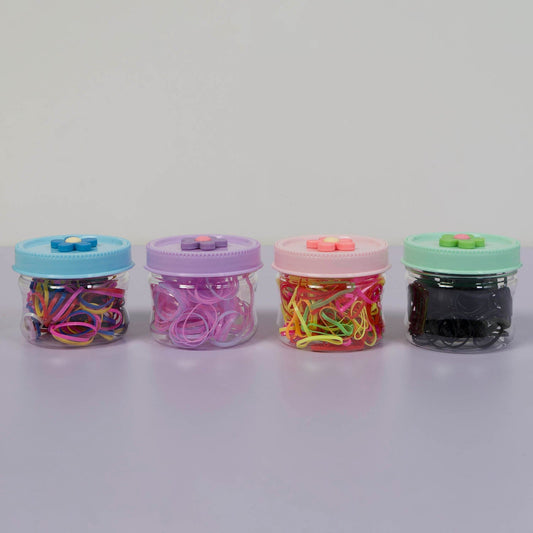 Kids Disco hair ties with Bottle (Pack of 12) - UBKWS1019