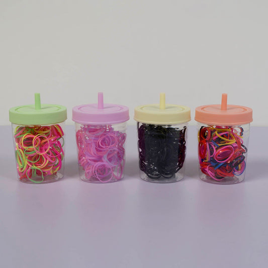 Kids Disco hair ties with Bottle (Pack of 12) - UBKWS1021