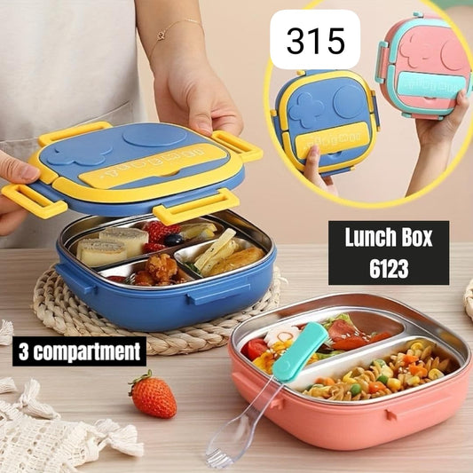 Lunch Box 3 compartment 6123