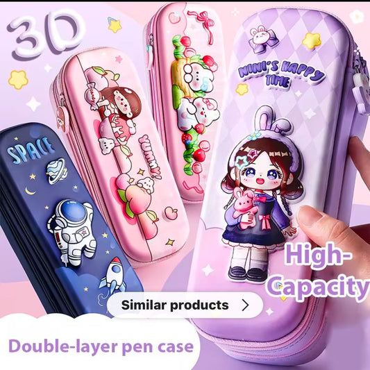 3D Double Decker Pencil Case