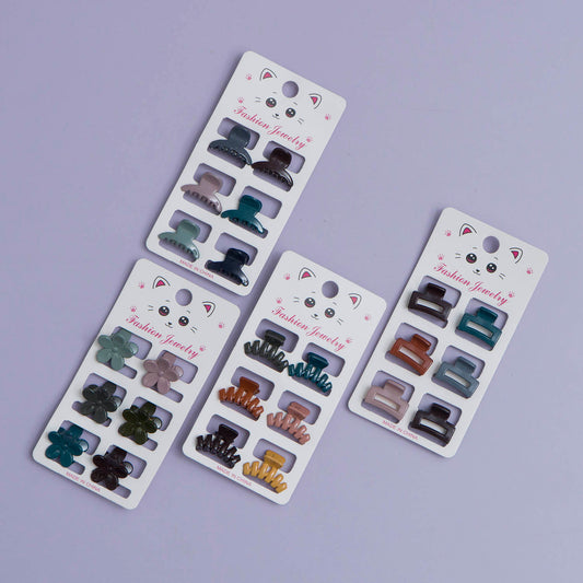 Mini Gloss hair claw (Pack of 12) - UBKWS1002