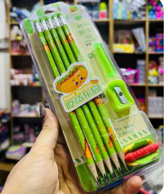 Fast Food Pencil Set