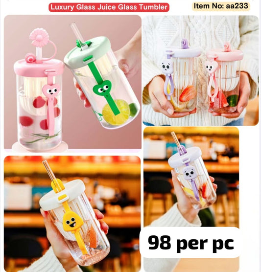 Luxury Glass Juice Tumbler