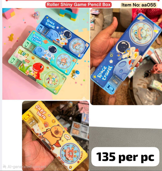 Roller Shiny Game Pencil Box