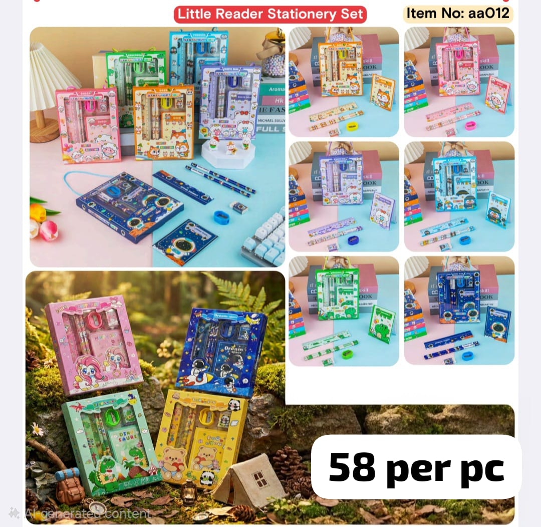 Little Reader Stationery Set