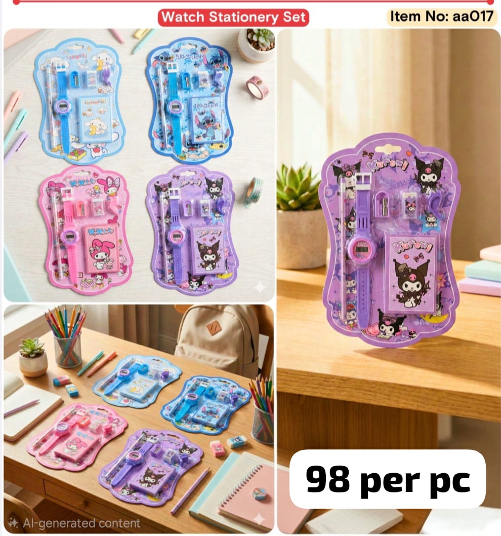 Watch Stationery Set