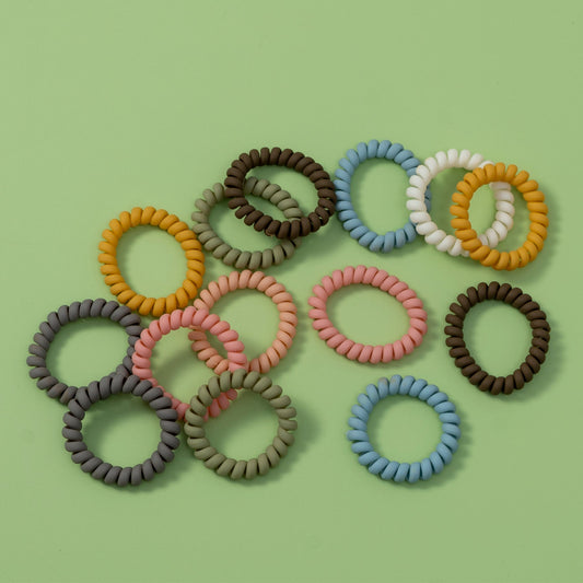 Trendy spiral Hair ties (Pack of 12) - UBKWS795